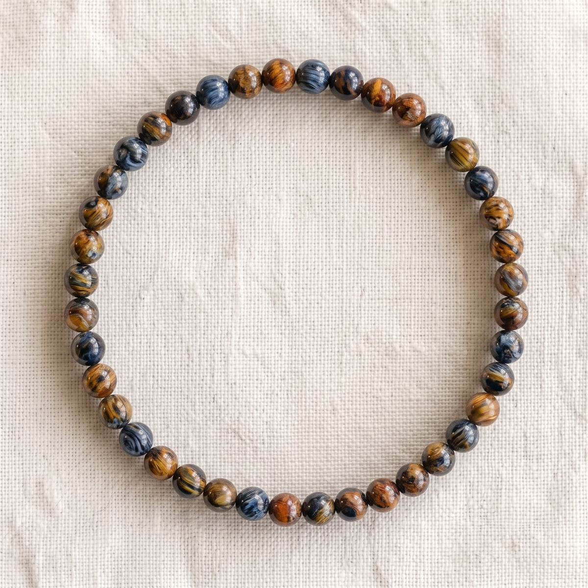 Bracelet en piétersite, perles de 4 mm - visuel provisoire