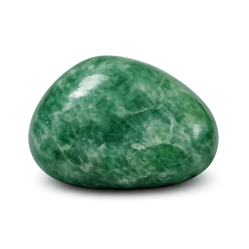 Jade verte — visuel provisoire (pierre roulée)
