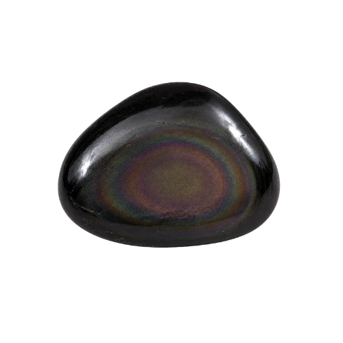 Obsidienne œil céleste — visuel provisoire (pierre roulée)