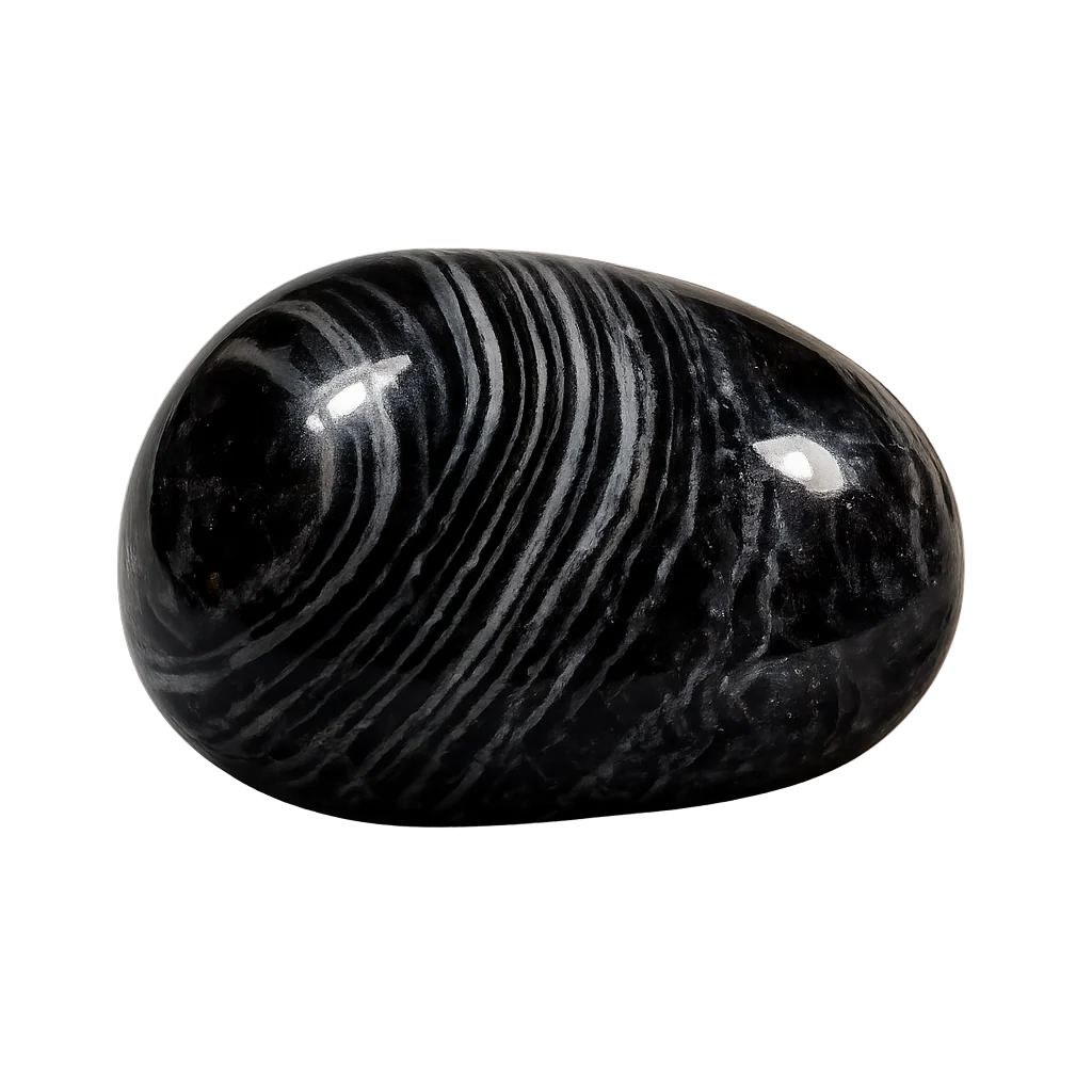 Agate sardonyx  — visuel provisoire (pierre roulée)
