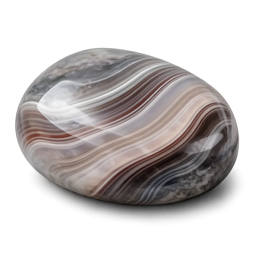 Agate Botswana · pierre dominante · visuel provisoire avant photographie du bracelet