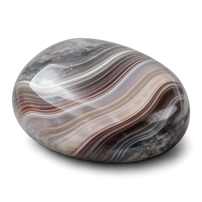Agate Botswana · pierre dominante · visuel provisoire avant photographie du bracelet