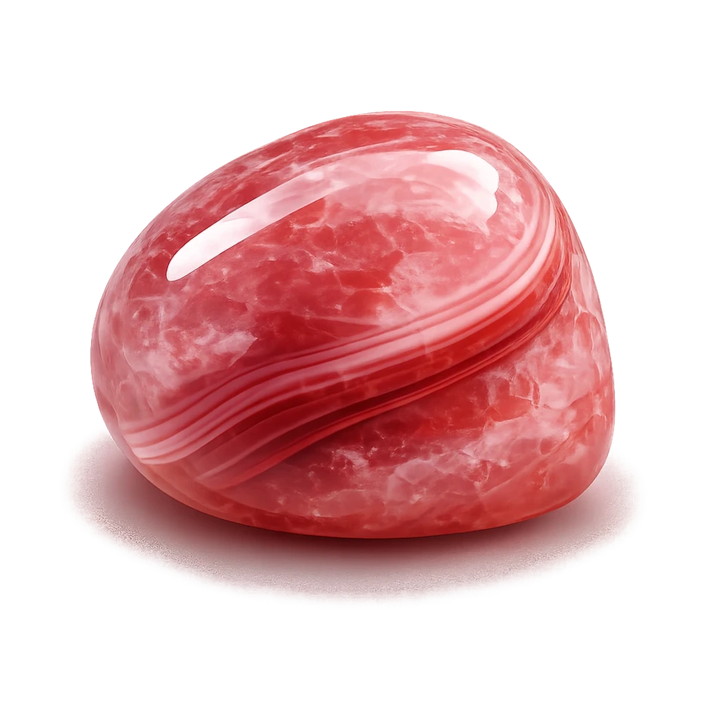 Agate Cerise, pierre roulée · visuel provisoire