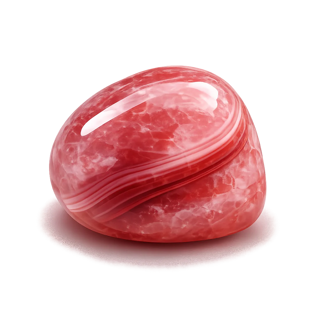 Agate Cerise — visuel provisoire (pierre roulée)