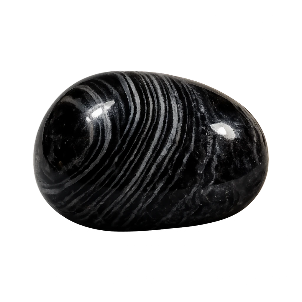 Agate sardonyx, pierre roulée · visuel provisoire