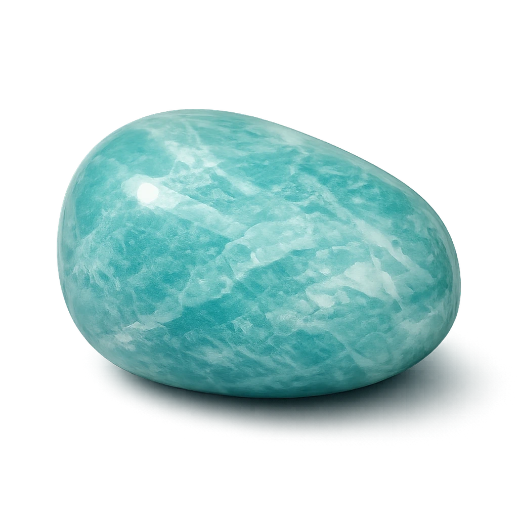 Amazonite, pierre roulée · visuel provisoire