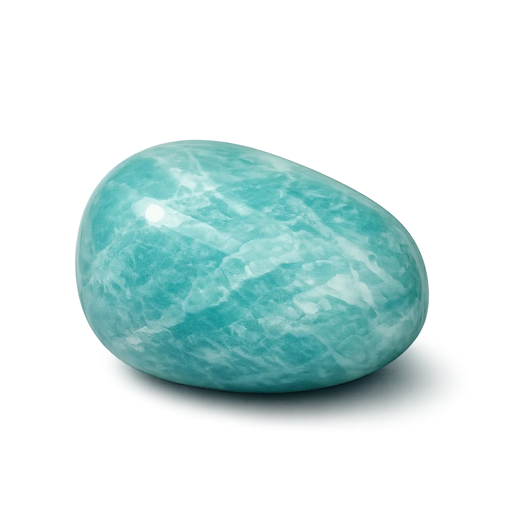 Amazonite · l’une des trois pierres · visuel provisoire avant photographie du bracelet