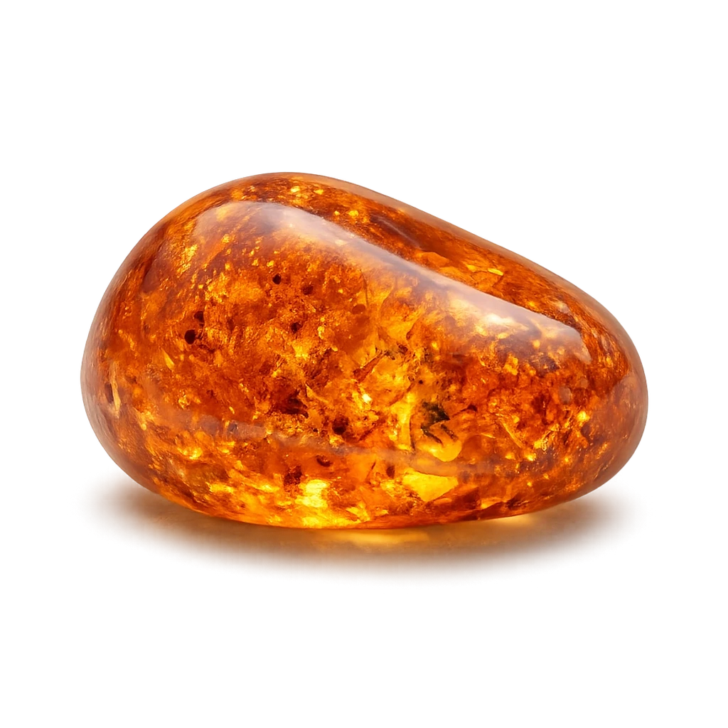 Ambre, pierre roulée · visuel provisoire