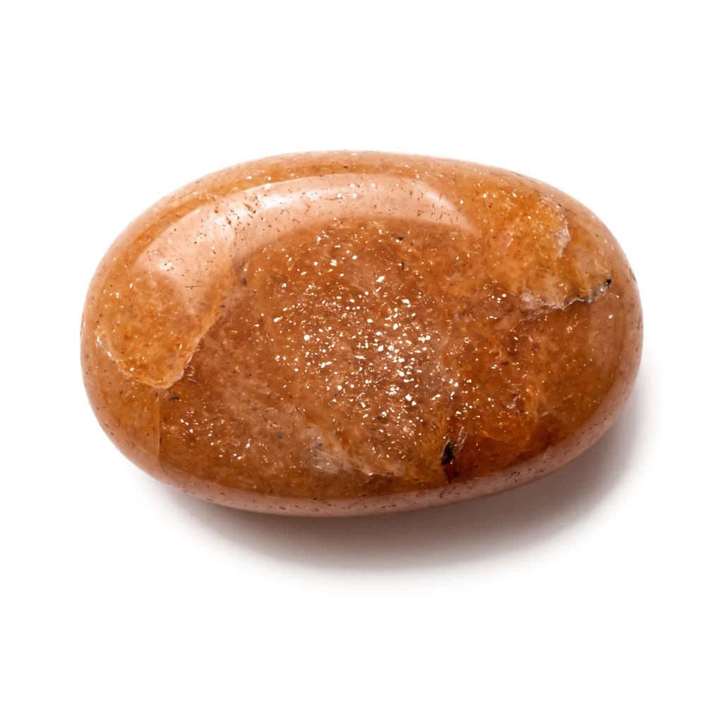 Aventurine orange, pierre roulée · visuel provisoire