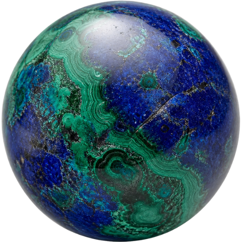 Perle Azurite malachite