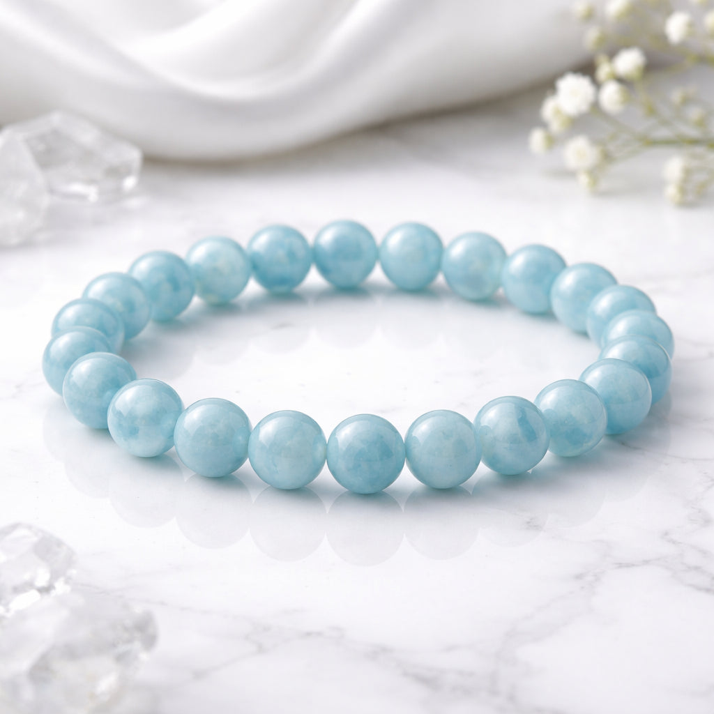 Bracelet en aigue marine