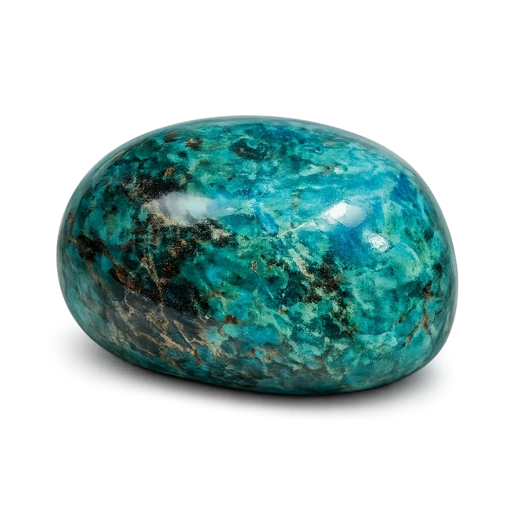Chrysocolle, pierre roulée · visuel provisoire