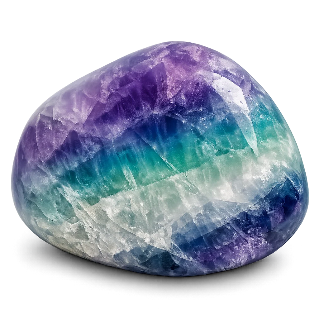 Fluorite — visuel provisoire (pierre roulée)