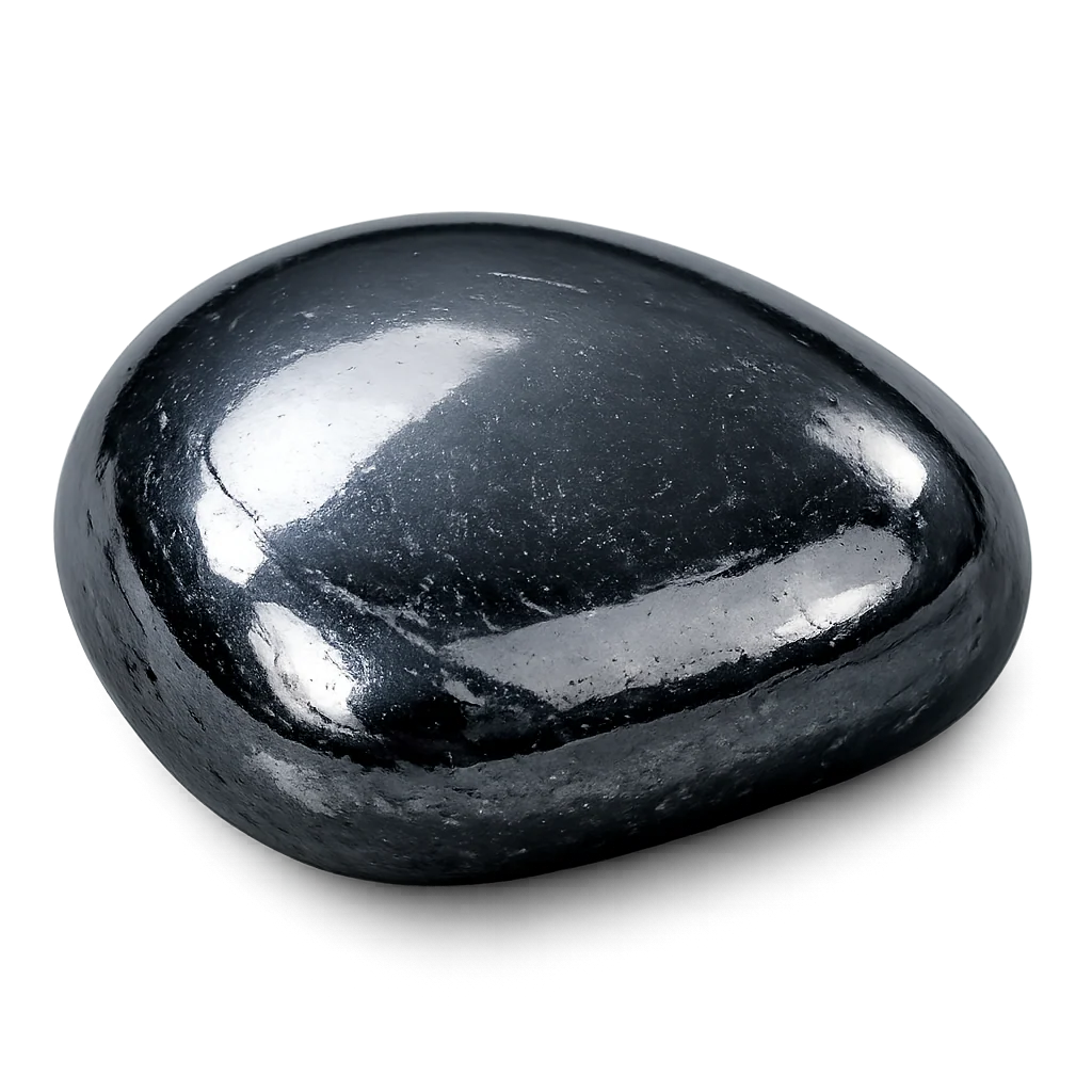 Hématite — visuel provisoire (pierre roulée)