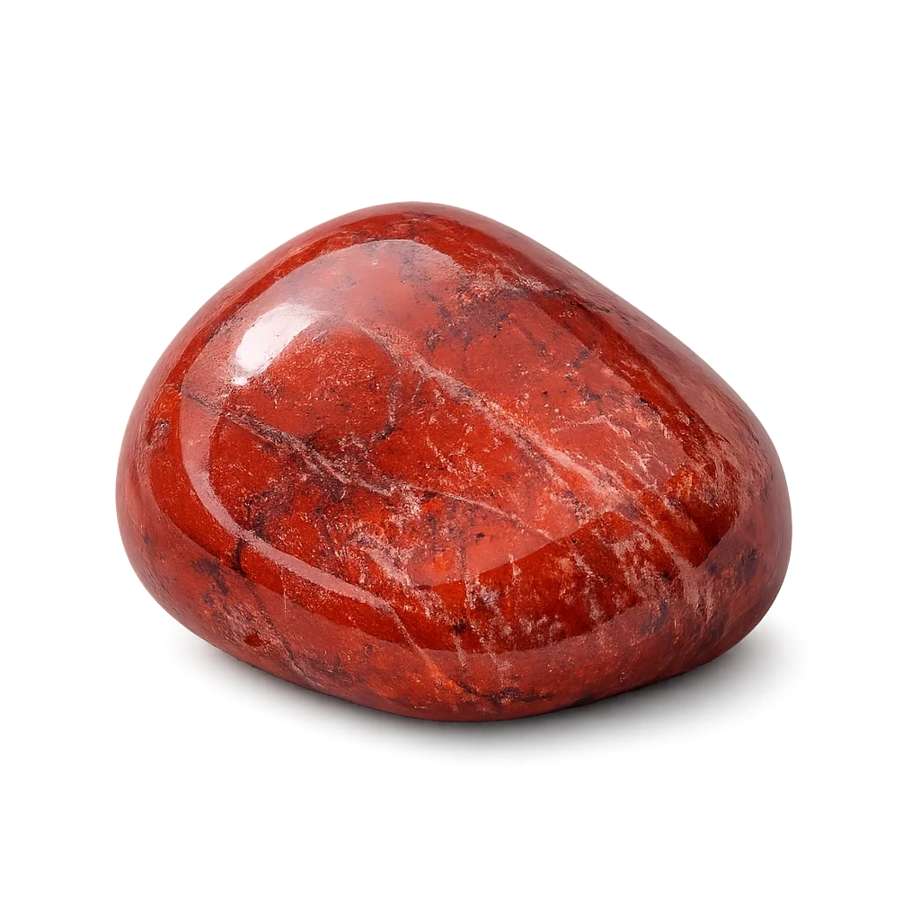 Jaspe rouge — visuel provisoire (pierre roulée)