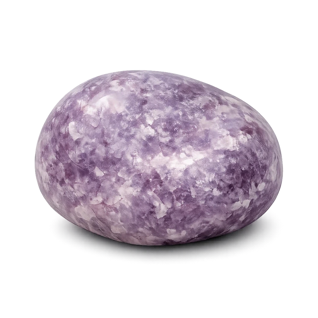 Lépidolite, pierre roulée · visuel provisoire