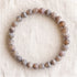 Bracelet en agate botswana, perles de 6 mm - visuel provisoire