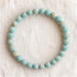 Bracelet en amazonite, perles de 6 mm - visuel provisoire