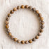 Bracelet en bois fossilisé, perles de 6 mm - visuel provisoire