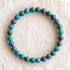 Bracelet en chrysocolle, perles de 6 mm - visuel provisoire