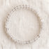 Bracelet en cristal de roche craquelé, perles de 4 mm - visuel provisoire