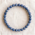 Bracelet en cyanite, perles de 6 mm - visuel provisoire
