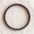 Bracelet en grenat, perles de 4 mm - visuel provisoire
