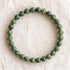 Bracelet en grenat vert, perles de 6 mm - visuel provisoire