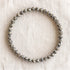 Bracelet en jaspe dalmatien, perles de 4 mm - visuel provisoire