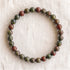 Bracelet en jaspe sang de dragon, perles de 6 mm - visuel provisoire