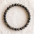 Bracelet en obsidienne dorée, perles de 6 mm - visuel provisoire