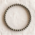 Bracelet en pyrite, perles de 4 mm - visuel provisoire