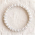 Bracelet en sélénite, perles de 6 mm - visuel provisoire