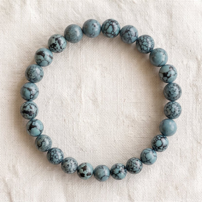 Bracelet en turquoise, perles de 6 mm - visuel provisoire
