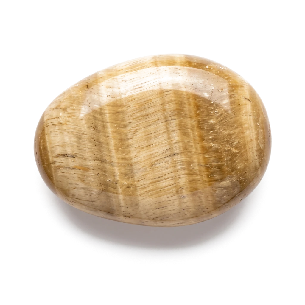 Œil de tigre blanc, pierre roulée · visuel provisoire