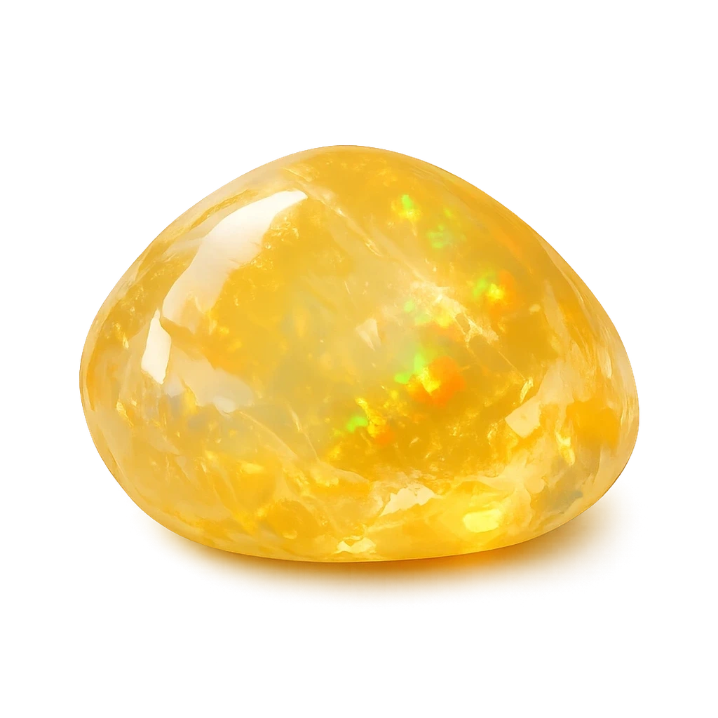 Opale jaune, pierre roulée · visuel provisoire