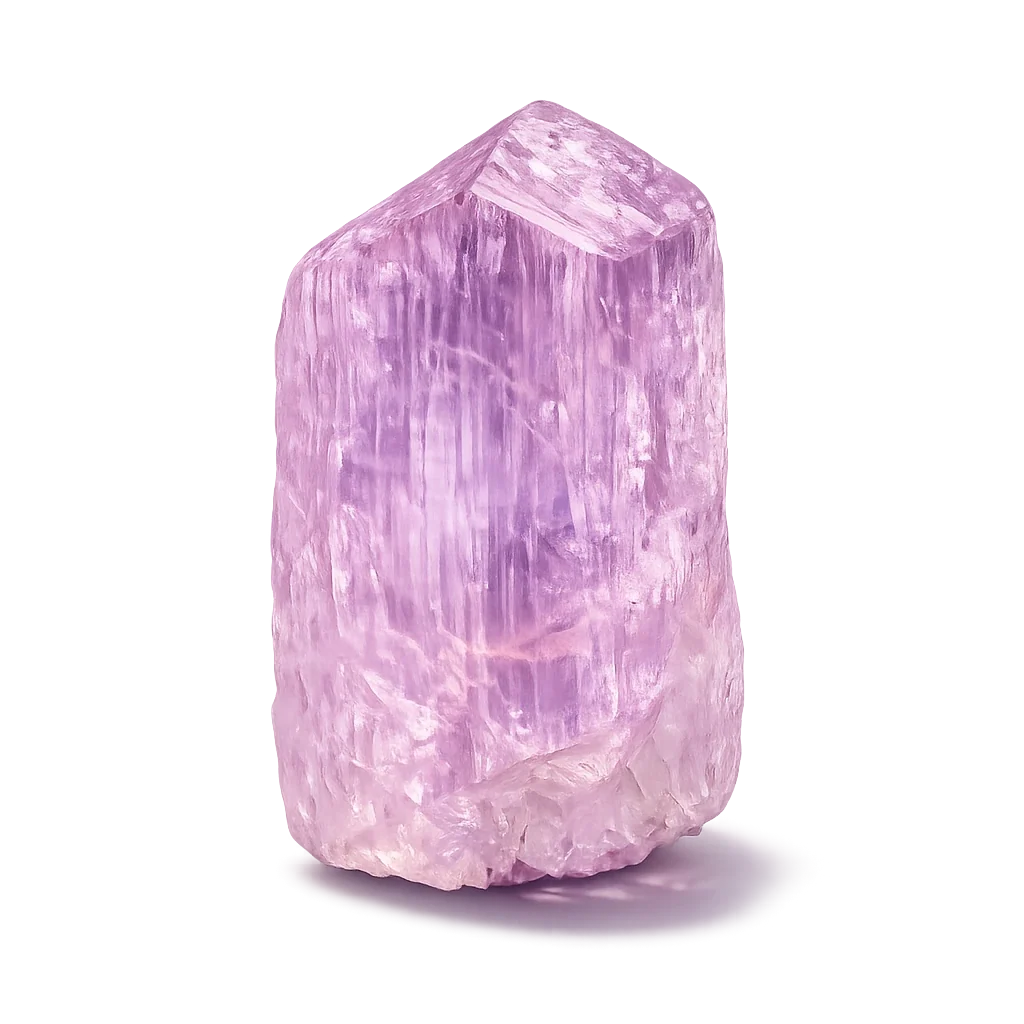 Kunzite — visuel provisoire (pierre roulée)