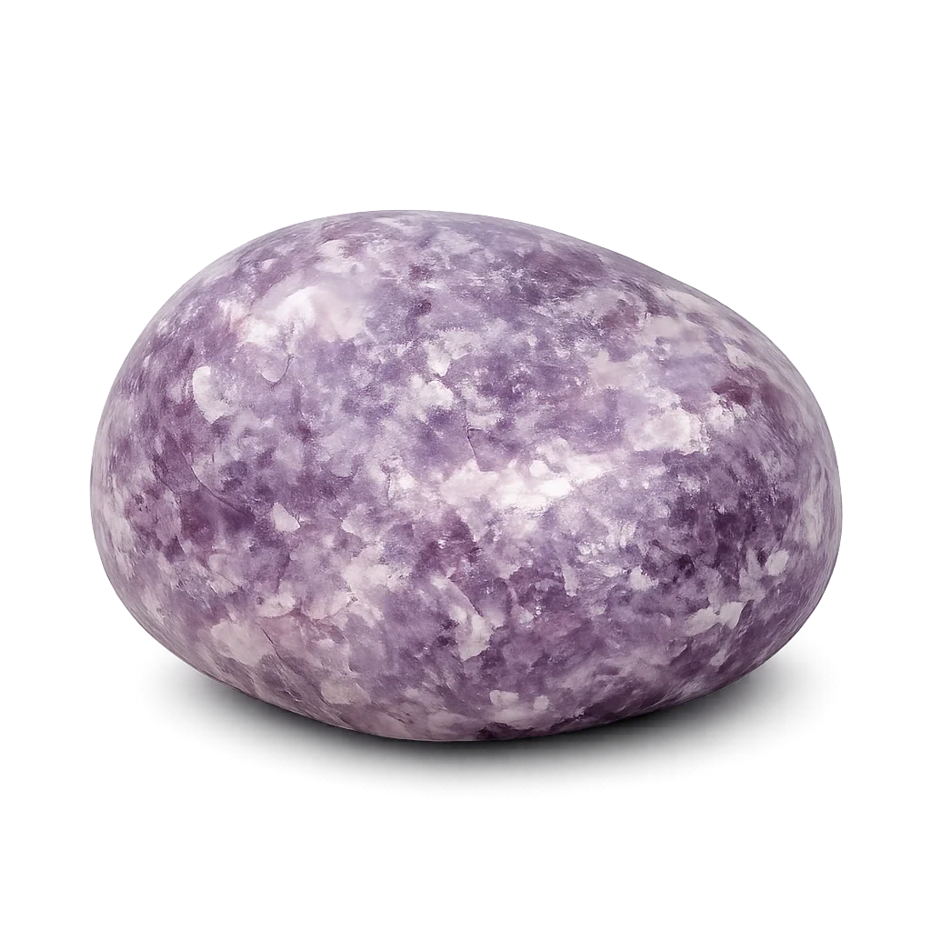 Lépidolite — visuel provisoire (pierre roulée)