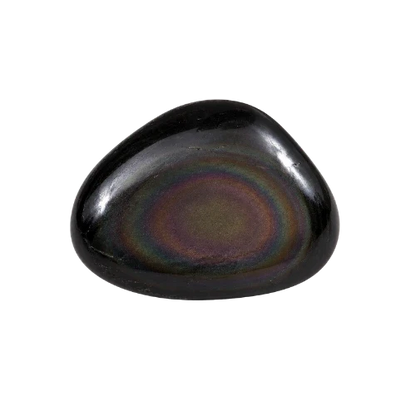 Obsidienne œil céleste — visuel provisoire (pierre roulée)