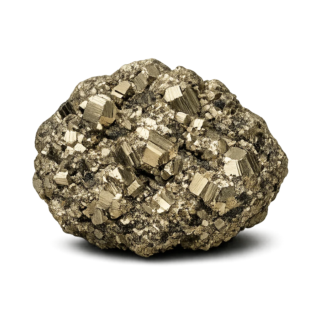 Pyrite — visuel provisoire (pierre roulée)