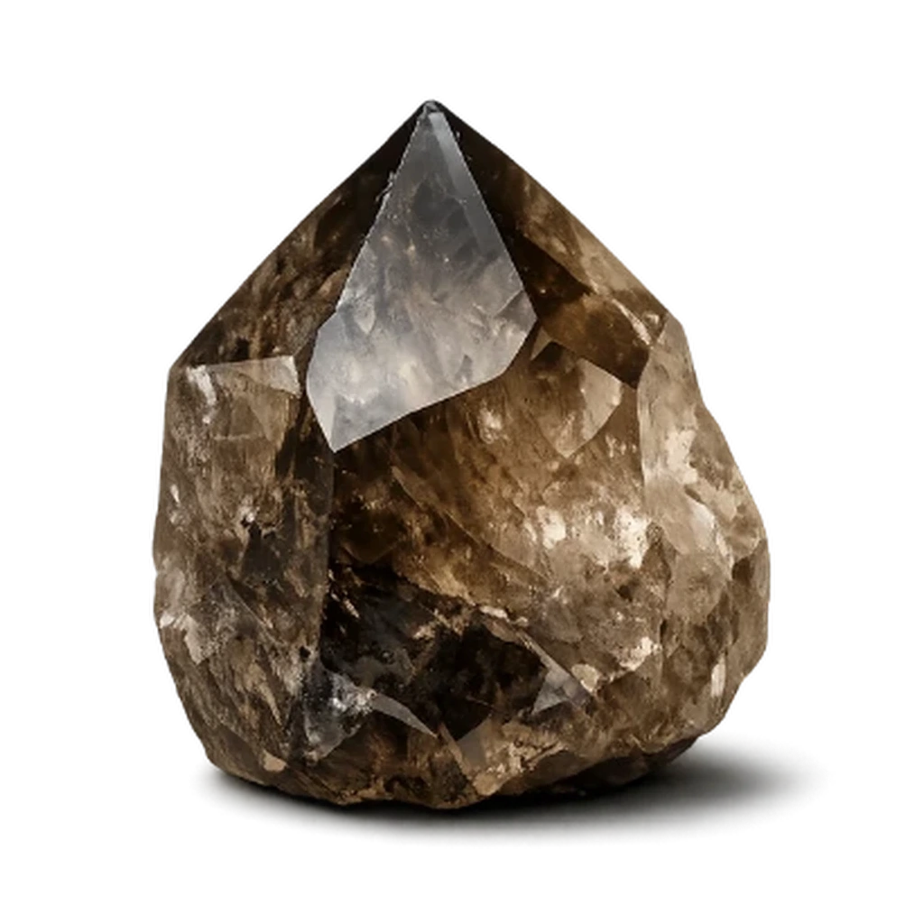 Quartz fumé, pierre roulée · visuel provisoire